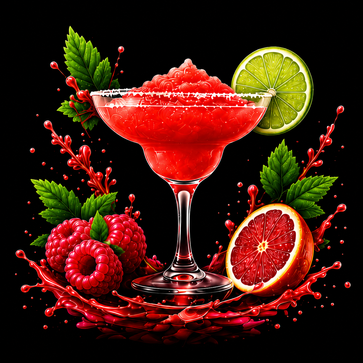 RASPBERRY BLOOD ORANGE PARTY FROST