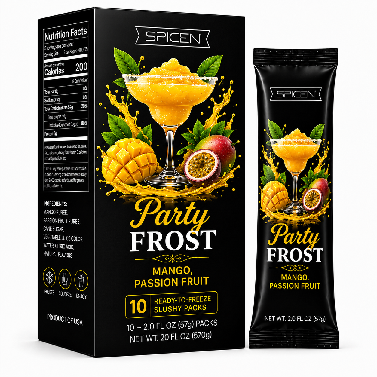 MANGO PASSION FRUIT PARTY FROST