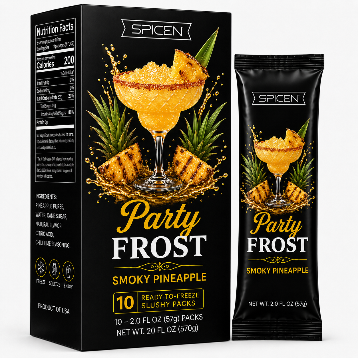 PINEAPPLE LIME SMOKY PAPRIKA PARTY FROST